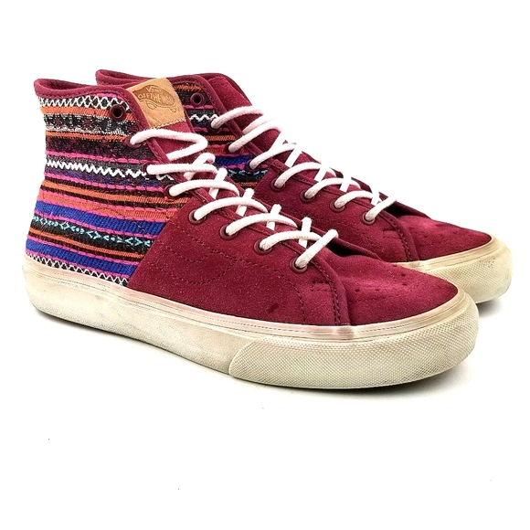 Vans Shoes - Vans Aztec Sneaker TC6D High Top Woven Suede
